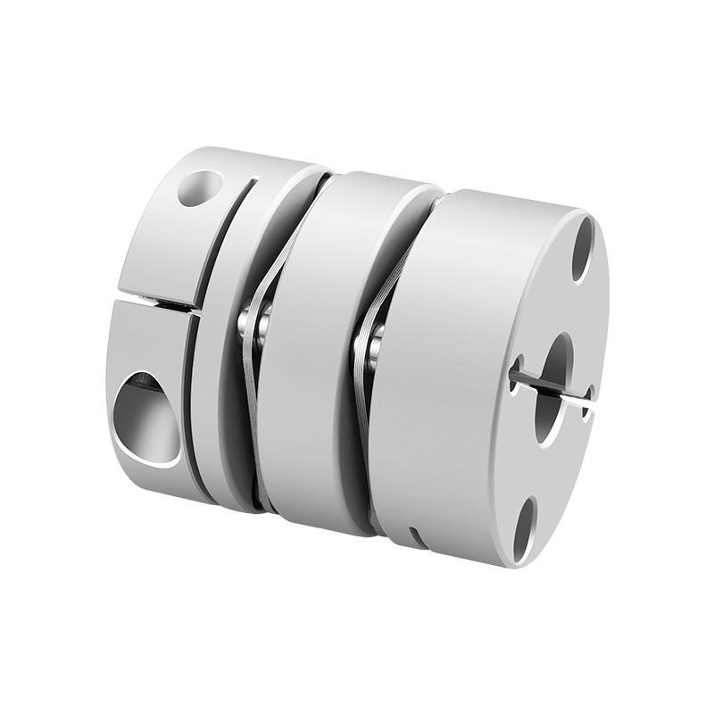 El tipo de abrazadera de acoplamiento de aleación de aluminio con disco de diafragma duradero RSK-CPL compensa las desviaciones angulares y axiales