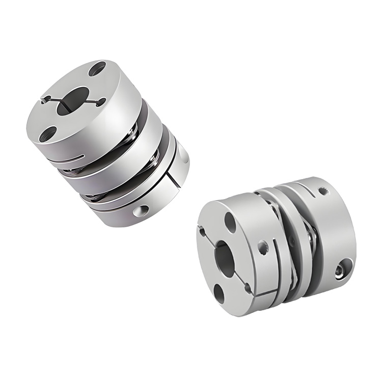 El tipo de abrazadera de acoplamiento de aleación de aluminio con disco de diafragma duradero RSK-CPL compensa las desviaciones angulares y axiales