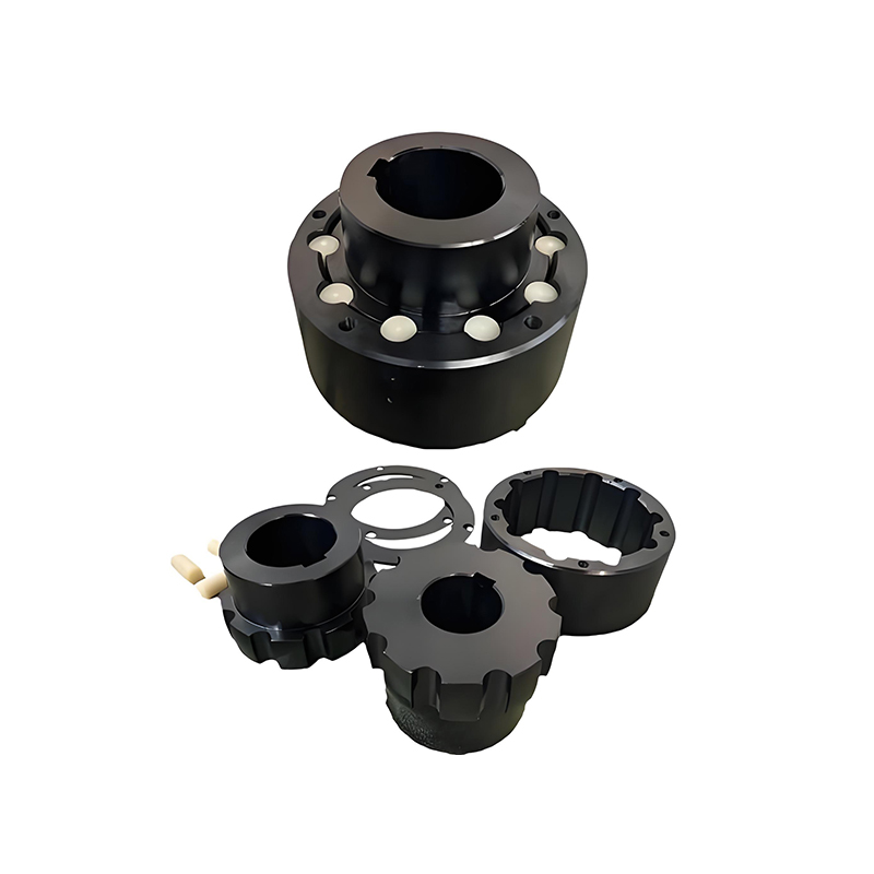 El acoplamiento tipo engranaje con pasador elástico RSK-lz transmite compensación de gran desplazamiento y alto torque